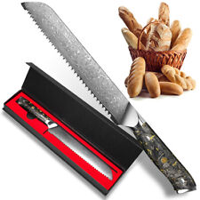 Brotmesser wellenschliff damas gebraucht kaufen  Bremen