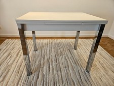 Esstisch weiß ausziehbar gebraucht kaufen  Bad Vilbel