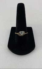 heart aquamarine 10k ring for sale  Minneapolis