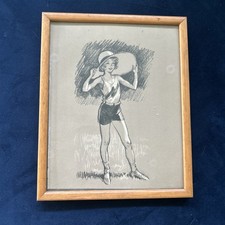 Vintage framed print for sale  BRIDGEND