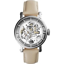 Usado, Relógio feminino FOSSIL original automático aço inoxidável esqueleto Learher 38mm comprar usado  Enviando para Brazil