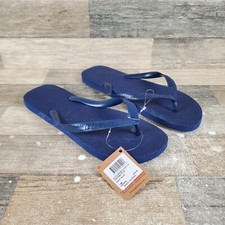 Tanga Havaianas Top Sandálias Masculinas Tamanho 13 Azul Marinho Borracha Conforto Chinelos comprar usado  Enviando para Brazil