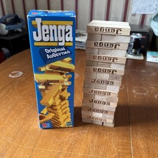Kompletna gra - Jenga - Oryginalna - Gry MB - Hasbro - 2000 na sprzedaż  Wysyłka do Poland