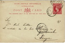 Gibraltar 1894 postal gebraucht kaufen  Chemnitz