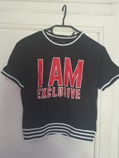 Shirt noir imprimé d'occasion  Bergues