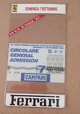 Biglietto omaggio formula usato  Caserta
