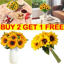 Heads artificial sunflowers for sale  MANCHESTER