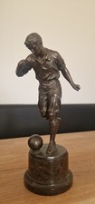 Bronze statue fussball gebraucht kaufen  Kamen