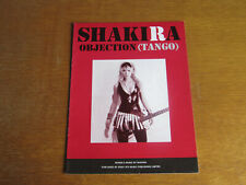 SHAKIRA - OBJECTION TANGO - ORIGINAL SHEET MUSIC (G) comprar usado  Enviando para Brazil