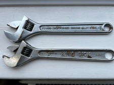 Vintage adjustable spanners for sale  CARLISLE