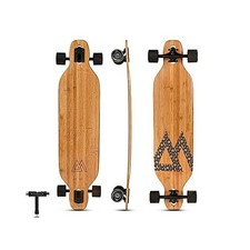 Magneto Bamboo Longboard Skate 38,5" X 9" para Cruzeiro, Escultura, Free-St... comprar usado  Enviando para Brazil
