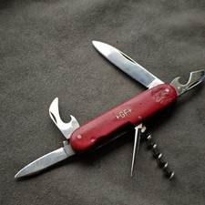 Taschenmesser rot soldatenmess gebraucht kaufen  Dortmund