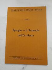 Julius evola spengler usato  Pinerolo