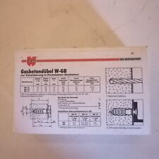 Würth gasbetondübel gebraucht kaufen  Beedenbostel