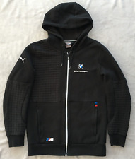 Suéter com capuz BMW Motorsport Puma Racing masculino preto com zíper jaqueta de pista tamanho P comprar usado  Enviando para Brazil