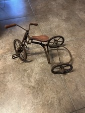 Mini triciclo antigo de ferro fundido vintage comprar usado  Enviando para Brazil