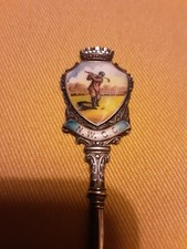 Silver enamel golfing for sale  STEVENAGE