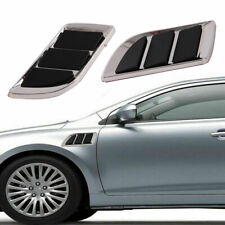 2 peças tampa de para-lama de ventilação de fluxo de ar para carro grade de admissão duto decoração bordado cromado comprar usado  Enviando para Brazil