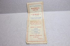 RESTAURANTE MANOEL LEILI MENU RETIRADO por G.I. durante a Segunda Guerra Mundial comprar usado  Enviando para Brazil