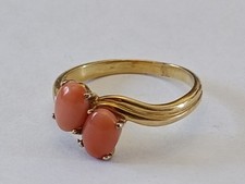 Bague plaqué corail d'occasion  Frejus
