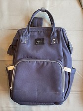 Mochila unissex Land mamãe e bebê chique azul mãe, usado comprar usado  Enviando para Brazil