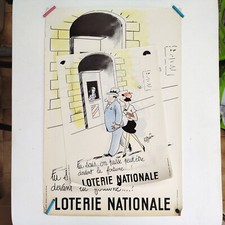 Affiches loterie nationale d'occasion  Theix