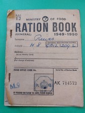 1949 ration book for sale  WALSALL