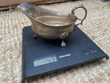 Hallmarked silver sauce for sale  HEREFORD