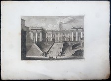 Stampa antica pietro usato  Roma