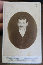 Antica fotografia cartonata usato  Albenga