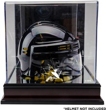 Usado, Vitrine mini capacete logotipo mogno San Jose Sharks comprar usado  Enviando para Brazil
