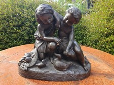 Bronze sculpture two for sale  GLASTONBURY