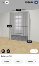 Pax ikea wardrobe for sale  UK