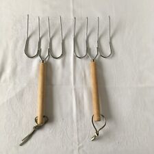 Pair wooden handled for sale  EXMOUTH