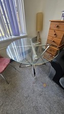 Glass dinner table for sale  PRESTON