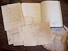 Lot lettres cahiers d'occasion  Morestel