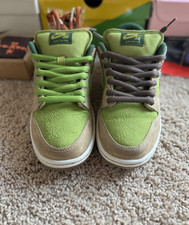 Tamanho 8 M / 9,5 W- Nike Dunk Pro SB Escargot Baixo | QUICKIE STEAL | Limpo! | Verde, usado comprar usado  Enviando para Brazil