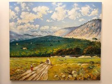 Dipinto olio tela usato  Misterbianco