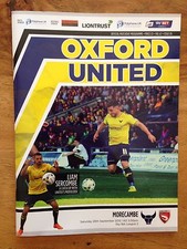 Oxford united morecambe for sale  OXFORD