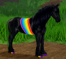 Incompatibilidade super rara!!! MM arco-íris V2 Friesian Perfect Wild Horse Islands WHI comprar usado  Enviando para Brazil