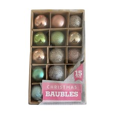 Christmas baubles pack for sale  BIGGLESWADE