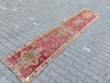 Usado, Tapete de lã vintage Oushak com nós à mão, corredor turco corredor boho comprar usado  Enviando para Brazil