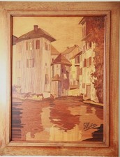 Ancien tableau paysage d'occasion  Paris I