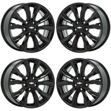 Jantes Chevrolet Malibu Gloss pretas 17" conjunto de fábrica fabricante de equipamento original 5894 TROCA comprar usado  Enviando para Brazil