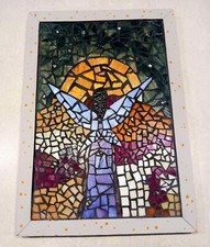 Glass mosaic angel for sale  Fairview