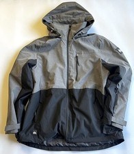 Jaqueta de neve Quiksilver resistente à água capuz ajustável preto/cinza GG sem etiquetas comprar usado  Enviando para Brazil