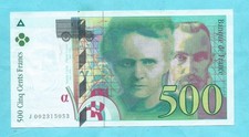 Billet 500 francs d'occasion  Herbignac