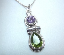 Faceted amethyst peridot for sale  Hales Corners