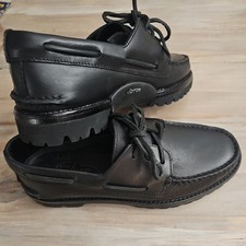Sapatos de barco Sperry Top Sider original 3 olhos Vibram masculino 7 sola de couro comprar usado  Enviando para Brazil