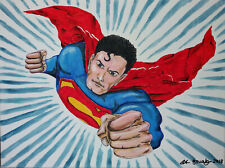 Superman original artwork for sale  CARDIFF